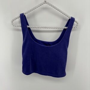 Athleta Velvet Cutout Crop D-DD Size Small